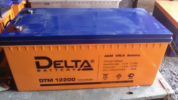 Аккумулятор DELTA DTM 12200 ah (практически новые)