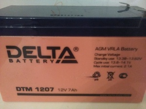 Delta DTM 1207 (12V / 7Ah)
