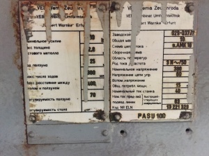 пресс-автомат листоштамповочный ERFURT PASU-100