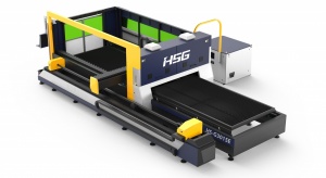 Оптоволоконный лазерный станок для резки листов и труб HS-G3015E-60T/4000 IPG