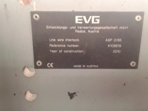 Линия EVG типа GZF/85-HP для сварки металлической сетки
