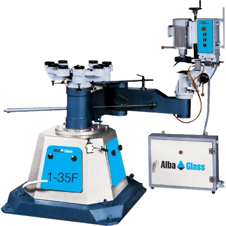 Станок для обработки фигурной кромки стекла и фацета ALBA 1-35F купить ...