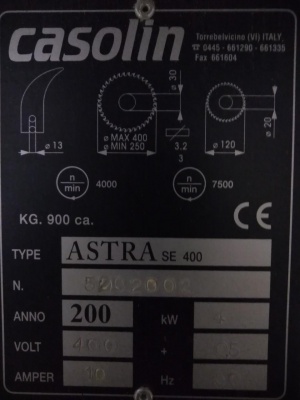 Форматно - раскроечный станок Casolin Astra se 400 2002г