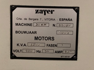 Фрезерный станок Zayer 30KM X 7400 Y 1250 Z 2000 mm с ЧПУ Mach4metal 4179