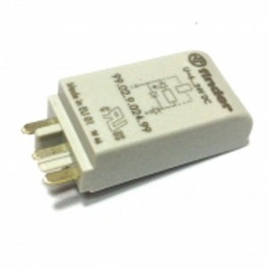 9902006059 Светодиодный индикатор для колодок / розеток для реле Finder с диапазоном напряжений 28-60 Вольт постоянного и переменного тока