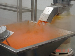 Автоматическая линия по производству подготовки морковного пюре