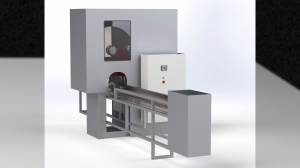 Автоматический станок для резки бумаги в рулонах (дисковый нож 870-1200 мм)