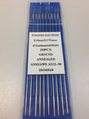 Вольфрамовые электроды WL-20 (синий) 2, 0мм