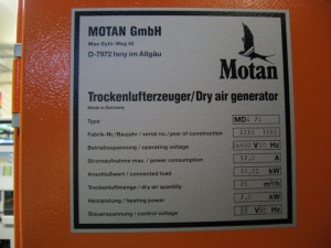 Сушилку для полимеров Motan MDE 75