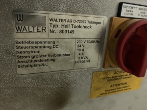 Автоматический измерительный станок Walter Toolcheck