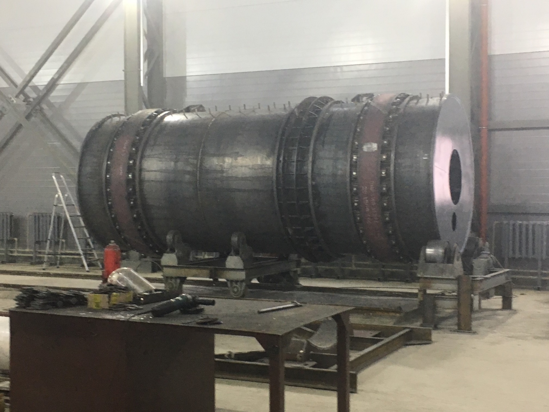 Барабан высокого давления котла утилизатора