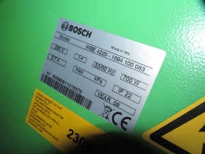 Балансировочный станок Bosch WBE 4220