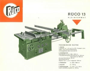 двух- пильный торцовочный станок RUCO