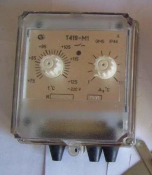 Датчик-реле температуры электронный Т419-М1-02А
