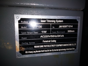 Laser trimming system LT7130