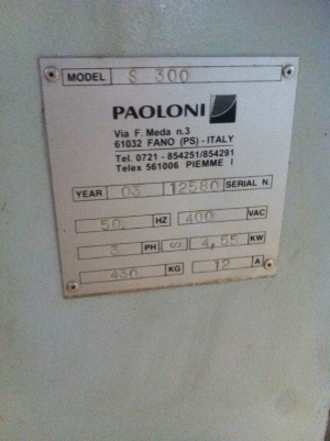 Форматно-раскроечный станок Paoloni S300