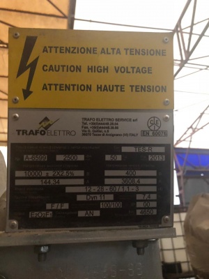 Трансформаторы ТСЗЛ 2500/10/04 TRAFO ELETTRO (Италия) 950.т