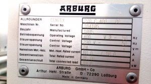 Термопластавтомат ARBURG 270 C 400