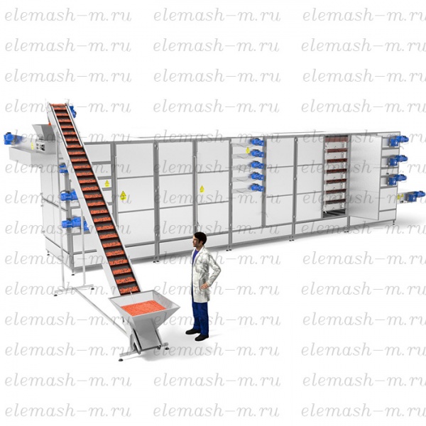 Сушилка ленточная модульная СЛМ