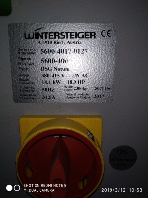 Рамный ламельный станок Wintersteiger DSG Notum + MicroGrinder HT + TensionMaster + измельчительное полотно Stellit