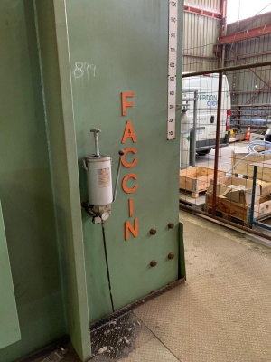 Кромкогибочный фланжировочный станок Фаччин Faccin BF Ø 8000 x 42 мм производство днищ