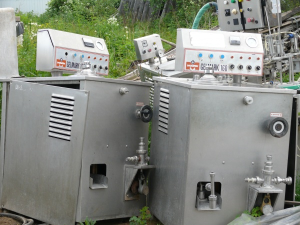 фризеры и упаковщик мороженого Tetra Pak GM-160 и Filmark 3000