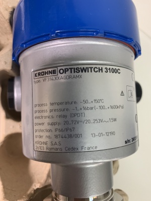 OPTISWITCH 3100 Вибрационный сигнализатор уровня для сыпучих веществ