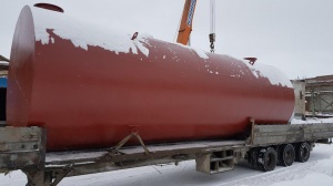 Резервуар для сбора очищенных бытовых стоков 25м3