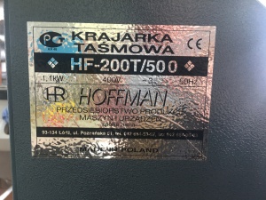 "Hoffman" Ленточная раскройная машина HF-200Т/500 (базовая модель)