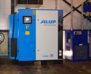 Винтовой компрессор ALUP Largo 30, 30 кВт, при 8 Бар - 5.2 м3/мин