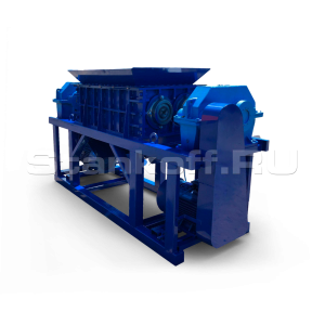 Универсальный промышленный шредер для пластика, резины, древесины, бумаги, стекла ШДП-2000