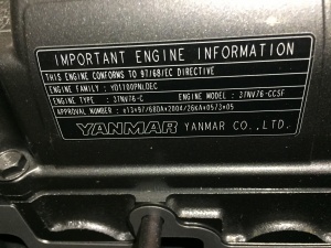 Новый двигатель Yanmar 3TNV76-ccsf
