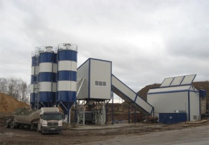 Стационарный бетонный завод SUMAB Т30 (30 м3/ч) Швеция