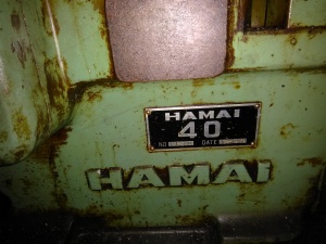 Часовой зубофрезерный станок HAMAI 40