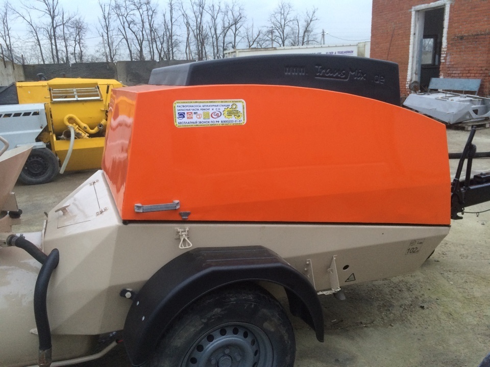 Пневмонагнетатель для полусухой стяжки Бринкман 45 купить Б/У в ...