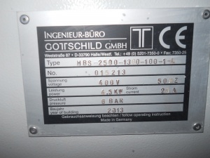Универсальный полировально-шлифовальный станок HBS-2500-1300-50-1 Gottschild