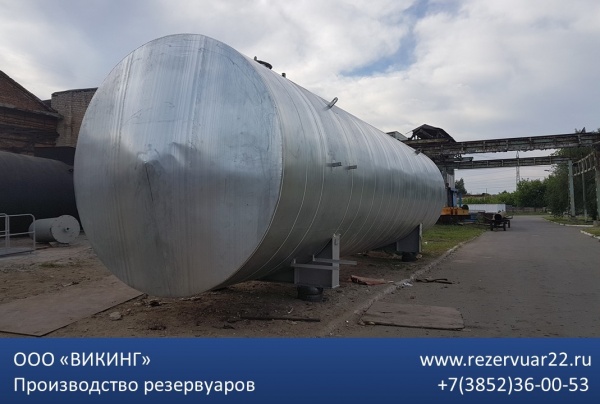 Резервуар горизонтальный стальной двустенный (РГСД) 25м3
