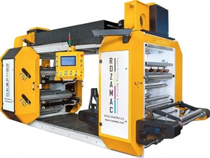 ROZAMAC FLEKSO печать на пленки Флексопечатное оборудование производитель Турция