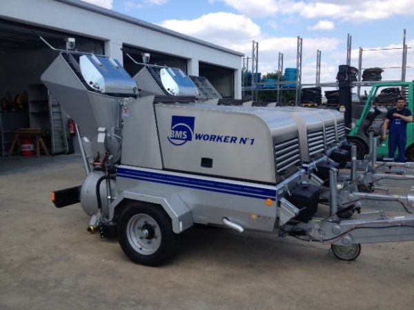 BMS Растворонасос Worker 1 со скипом - для стяжки купить Б/У в ...