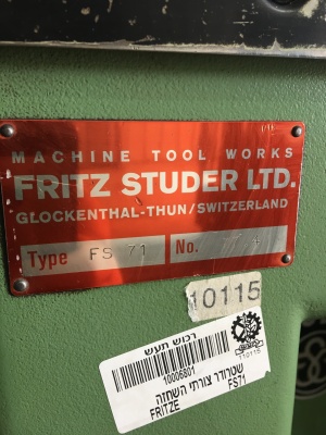 Fritz Studer FS 71