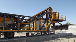 Мобильный мини бетонный завод Polygonmach Mobicom 60 м3/час Турция
