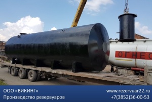 Резервуар горизонтальный стальной двустенный (РГСД) 25м3