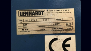 Линия сборки стеклопакетов Lenhardt 2700 х 5000 мм с газовым прессом и роботом