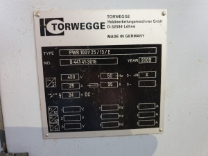 Линия прессования Torwegge PWR 100/25/13/E