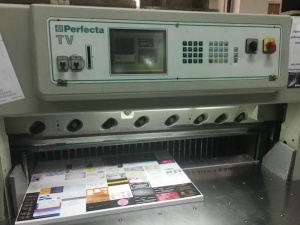 Одноножевую резальную машину Perfecta 115 TV