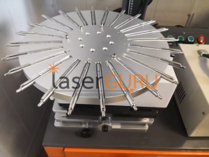 Дисковый вращатель для лазерных оптоволоконных и газовых маркеров (граверов) по металлу и неметаллу