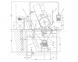 Портальный колесотокарный станок для обточки колесных пар / колесотокарный