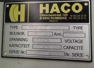 Гильотина Хако HACO HSLX 3000 x 6 mm Cybelec Touch 5122 = Mach4metal