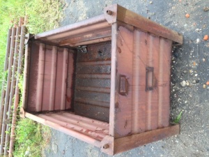 Тара металлическая с откидной стенкой (контейнер) ГОСТ 14861-86