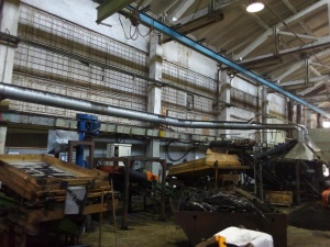 рабочая линия по переработке изношенных шин, противогазных масок и отходов РТИ в резиновую крошку